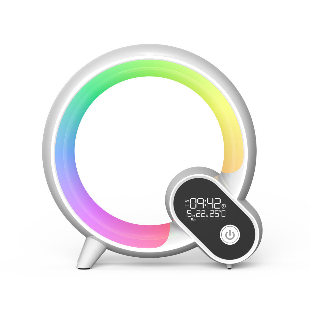 Sunrise Alarm Clock With Bluetooth Speaker And Colourful Light
