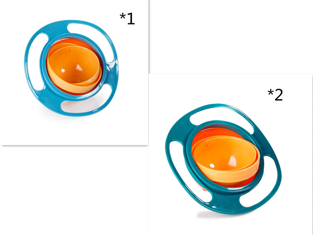 360 Rotating Spill-Proof Kids Bowl That Is Dishwasher Safe