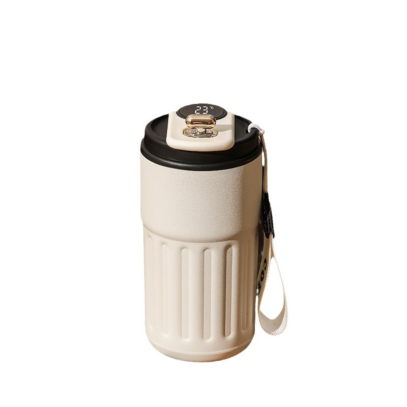 Smart Digital Insulated Bottle With Temperature Display, 450ml