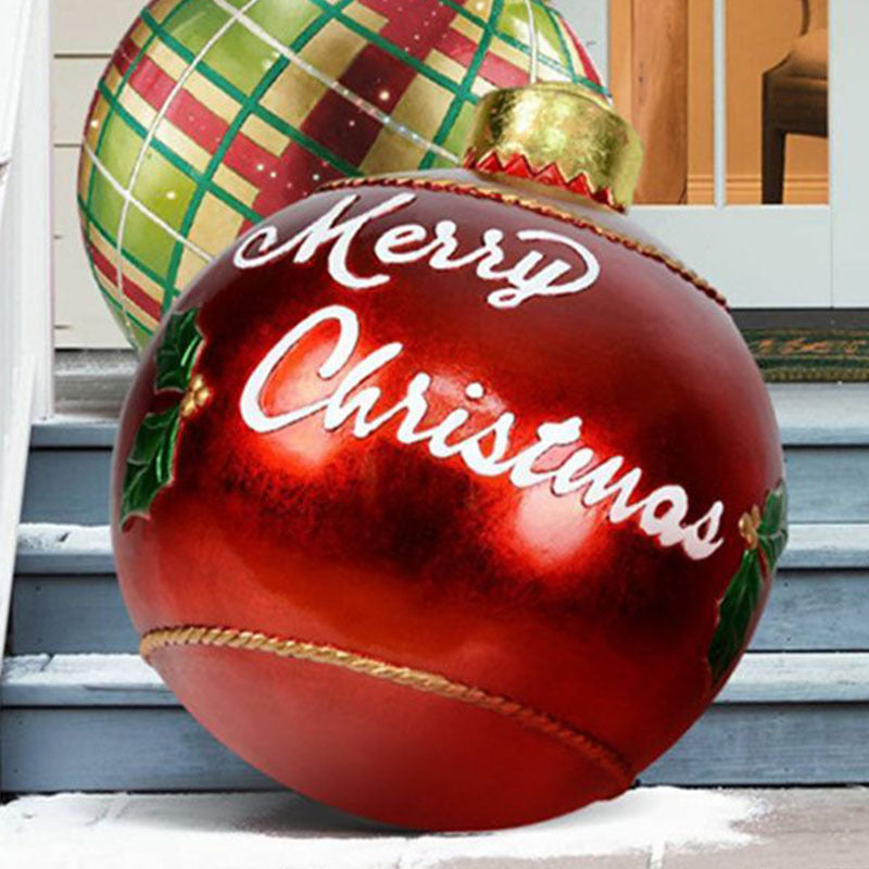 60cm Outdoor Inflatable Christmas Ornament Ball in PVC