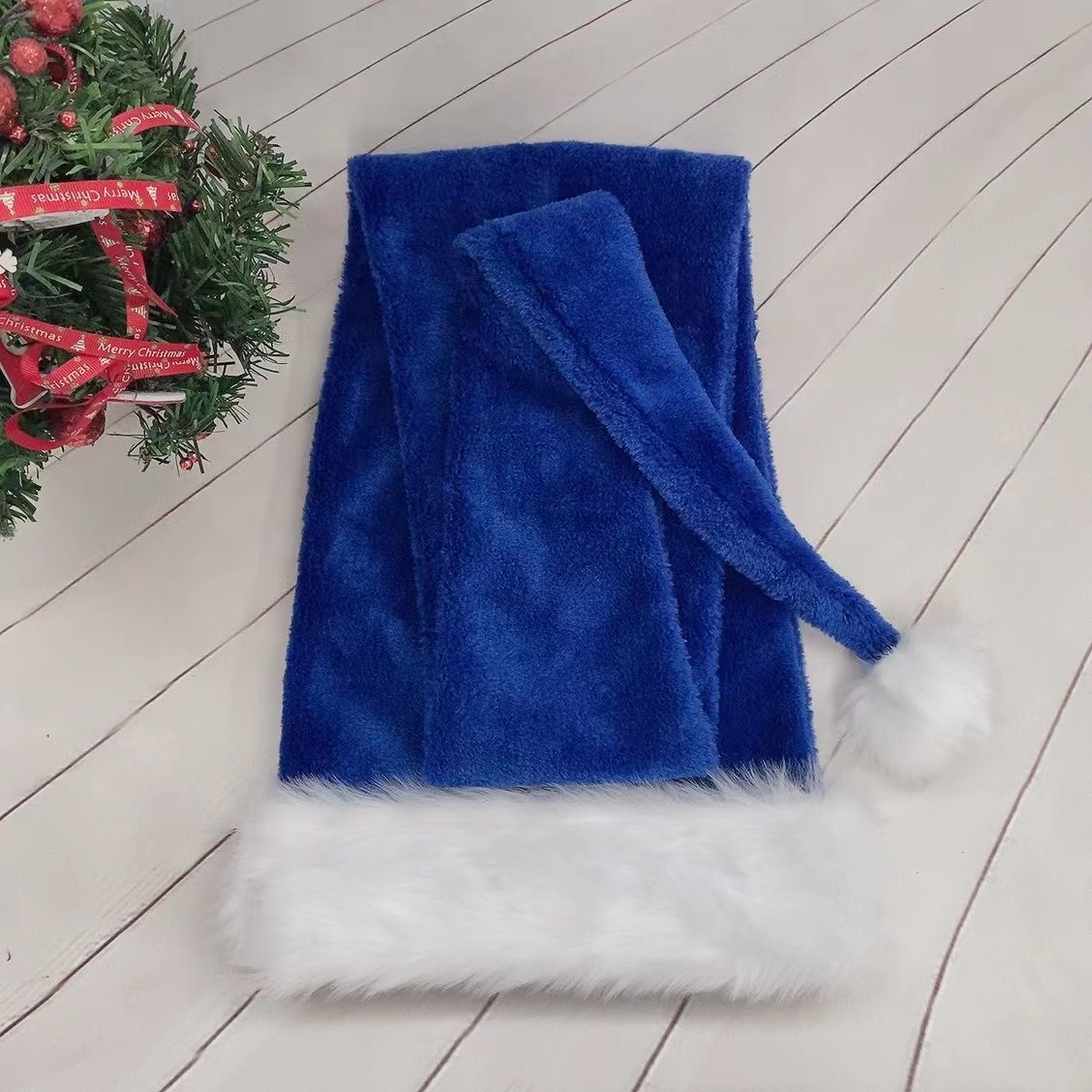 Extra Long Plush Santa Hat in Many Colours 150cm Christmas Cap