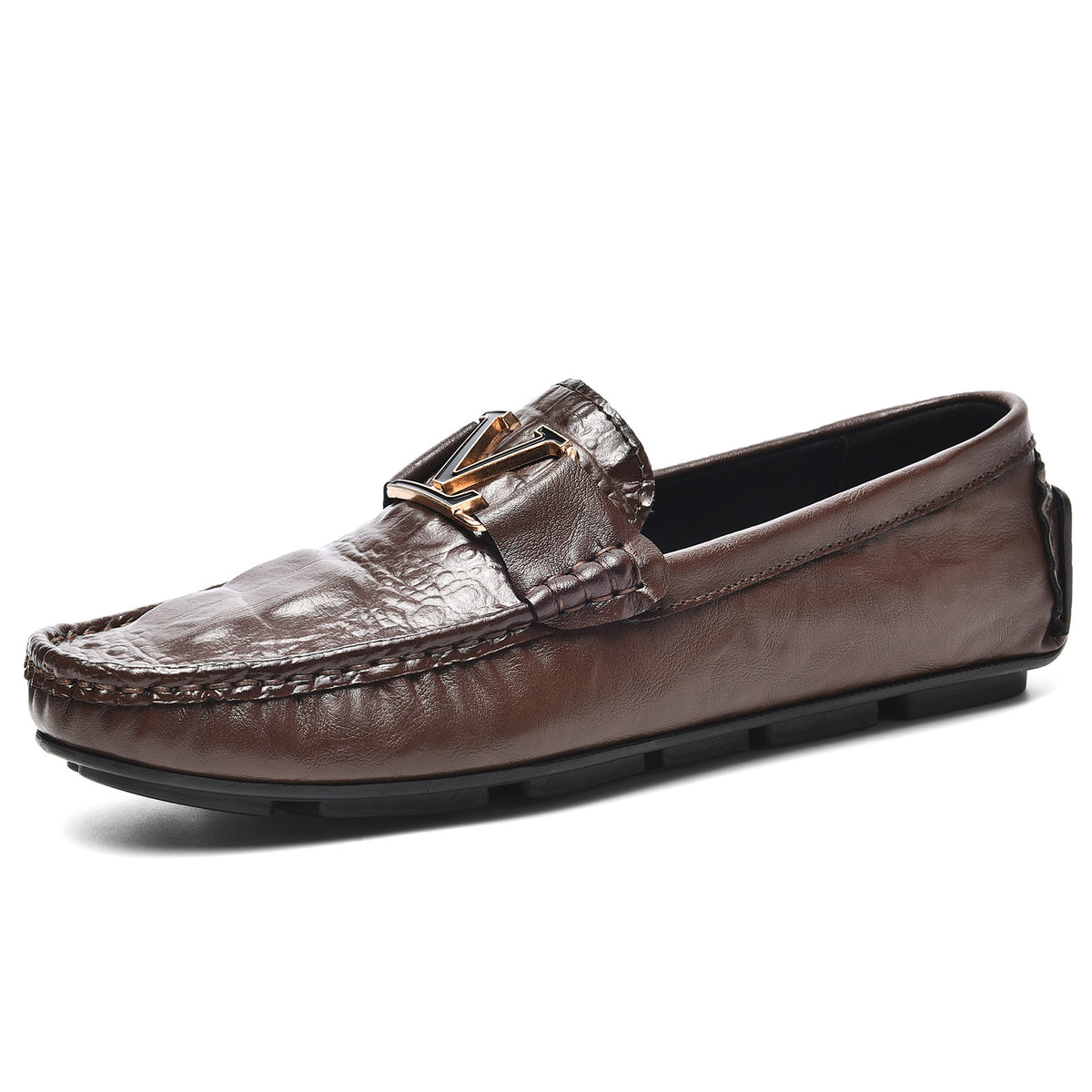 British-Style Men's Casual Genuine Leather Shoes