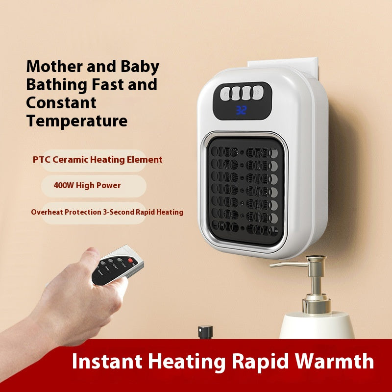 Wall Mounted Electric Heater With Remote, Silent Thermostat