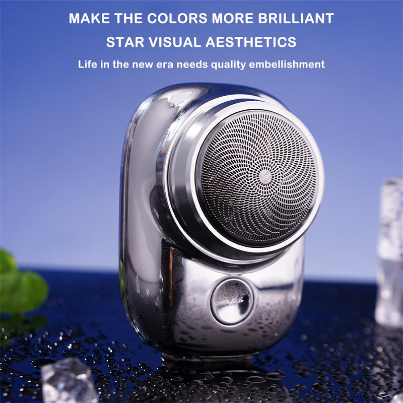 Mini Portable Cordless USB Electric Shaver for Men, Wet and Dry