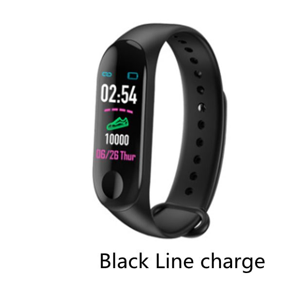 Smart Bracelet with Heart Rate and Blood Pressure Display for Exercise