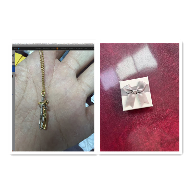 Love Hug Necklace For Couples, Simple Clavicle Chain Gift