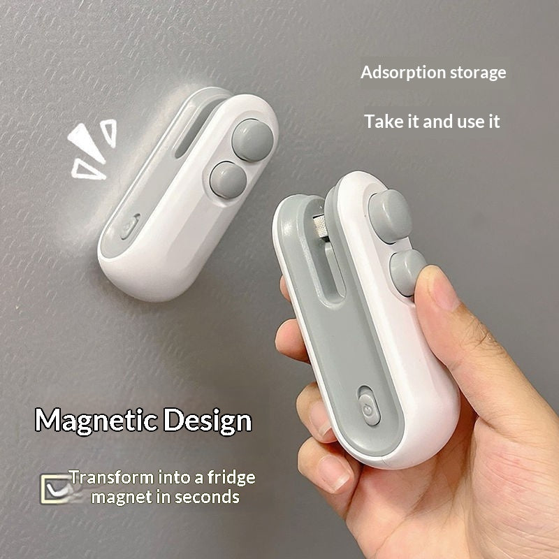 Mini 2-in-1 USB Bag Sealer and Opener For Snacks