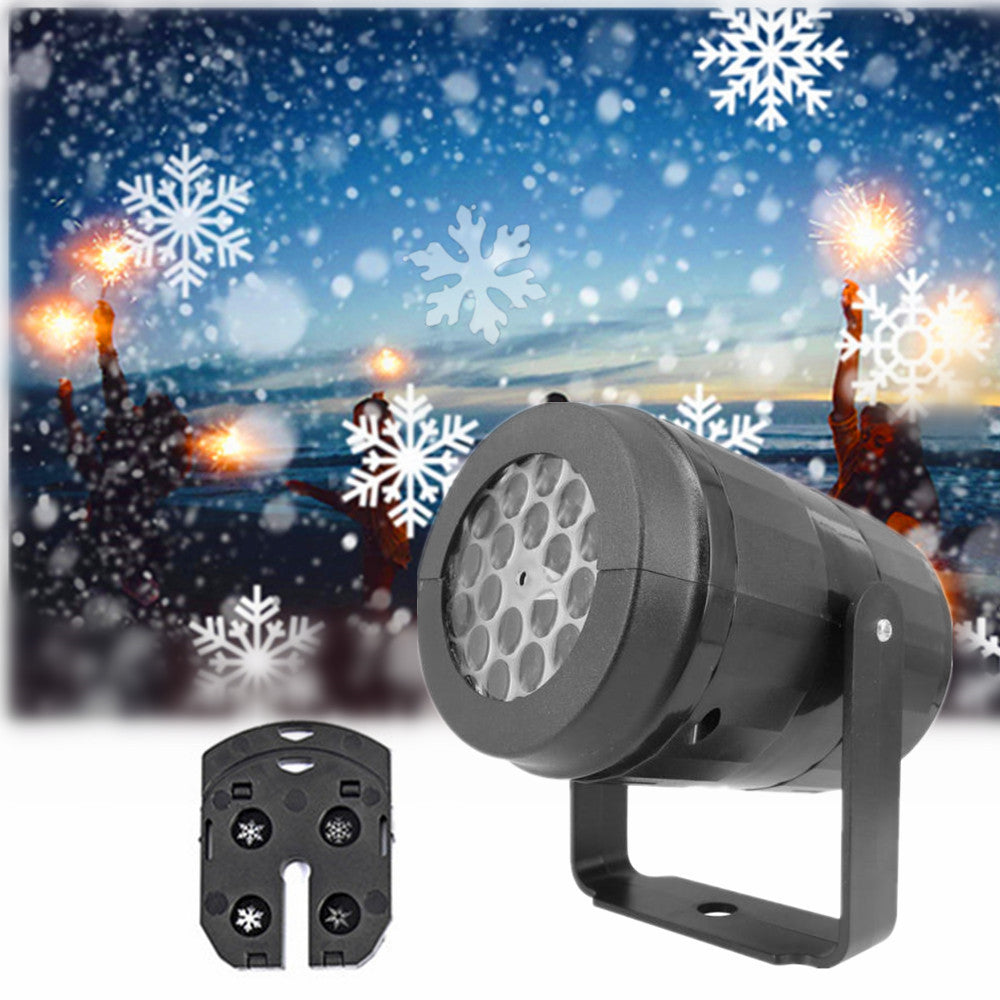Christmas Snowflake Projector Light for Party Rooms and Stages