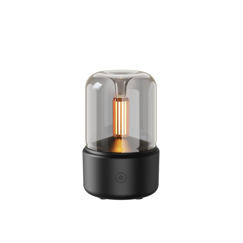 Candlelight Atmosphere Humidifier With 120ml Aroma Diffuser