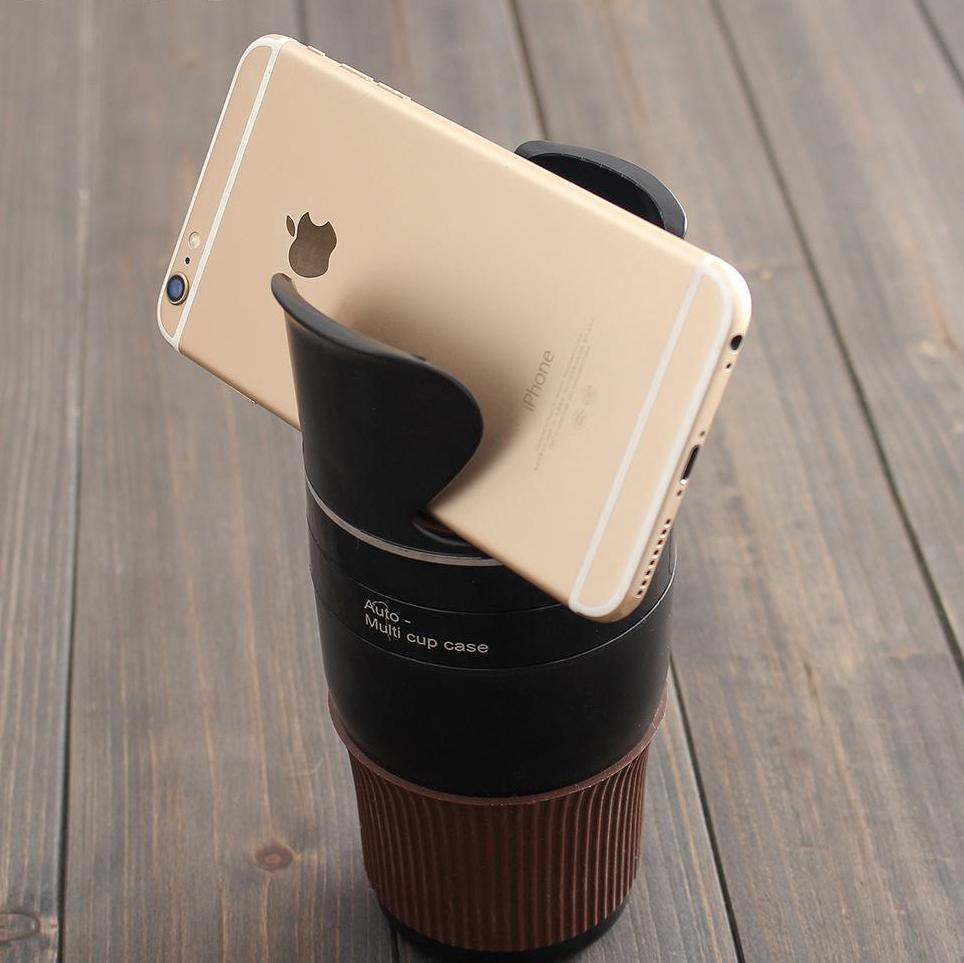 Rotating Car Door Cup Holder for Drinks, Bottles and Cans