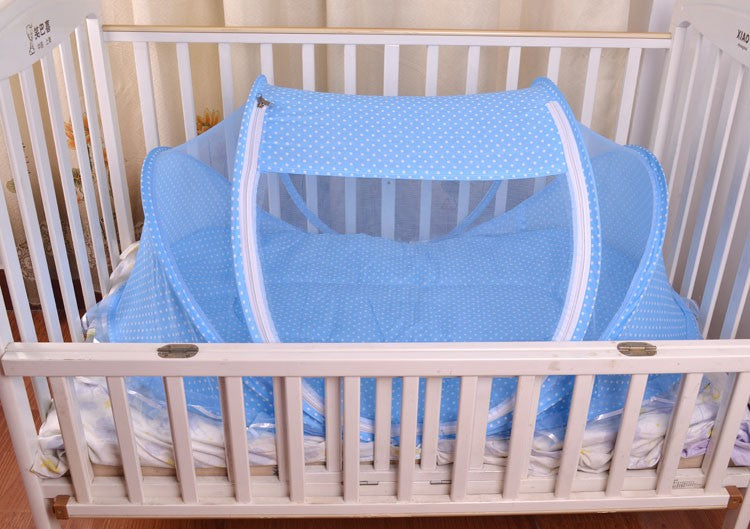 Foldable Baby Bed Net With Pillow Net 2 Piece Set