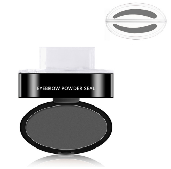 Eyebrow Stamp Kit With Stencils And Waterproof Brow Powder