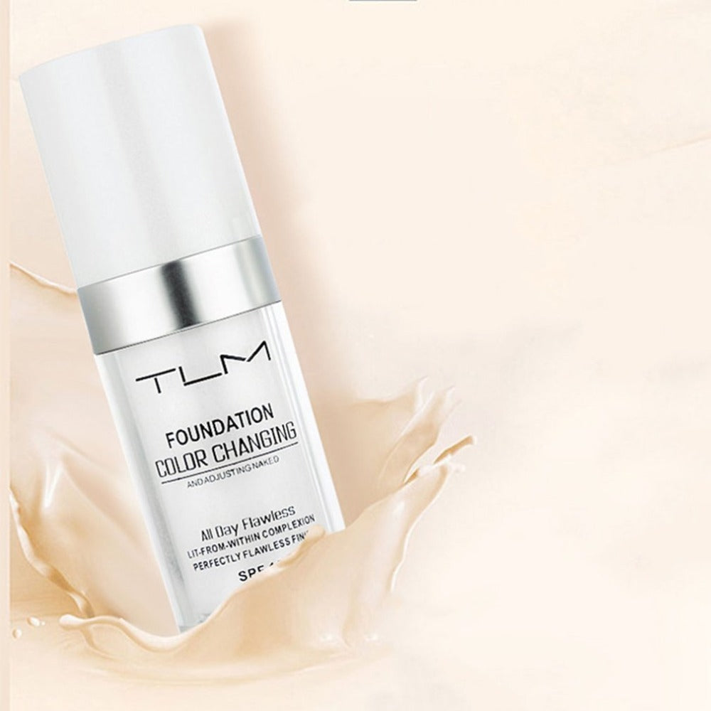 Colour-Changing Liquid Foundation and Concealer Makeup Set