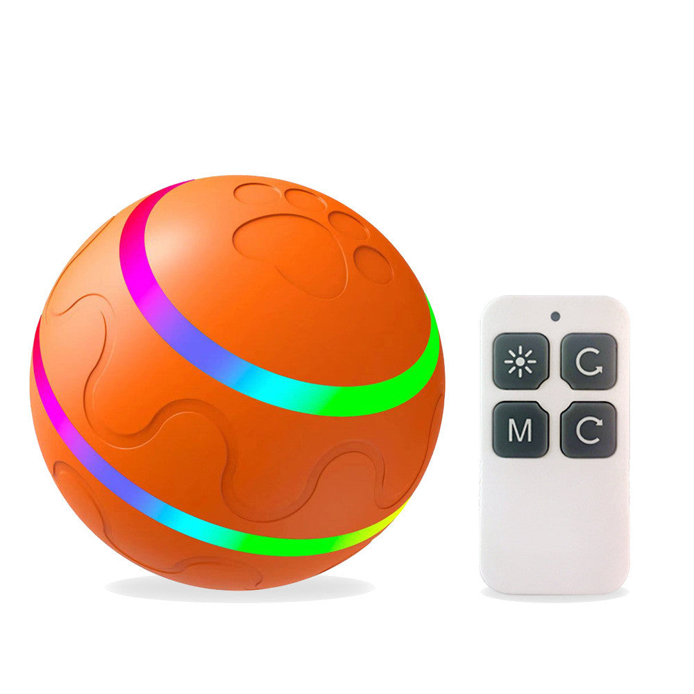 USB Rechargeable Smart Cat Ball Toy, Self-Rotating Interactive Play