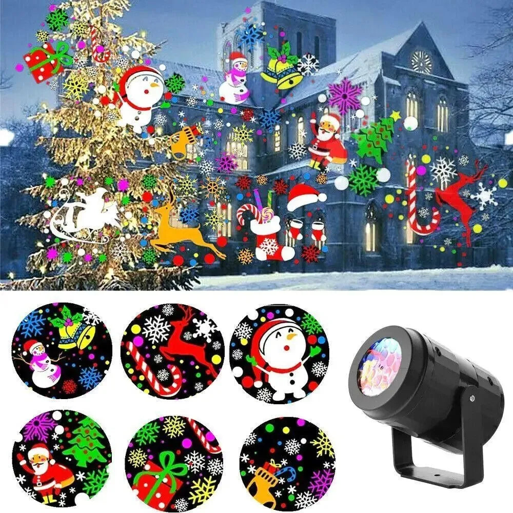 Christmas Snowflake Projector Light for Party Rooms and Stages