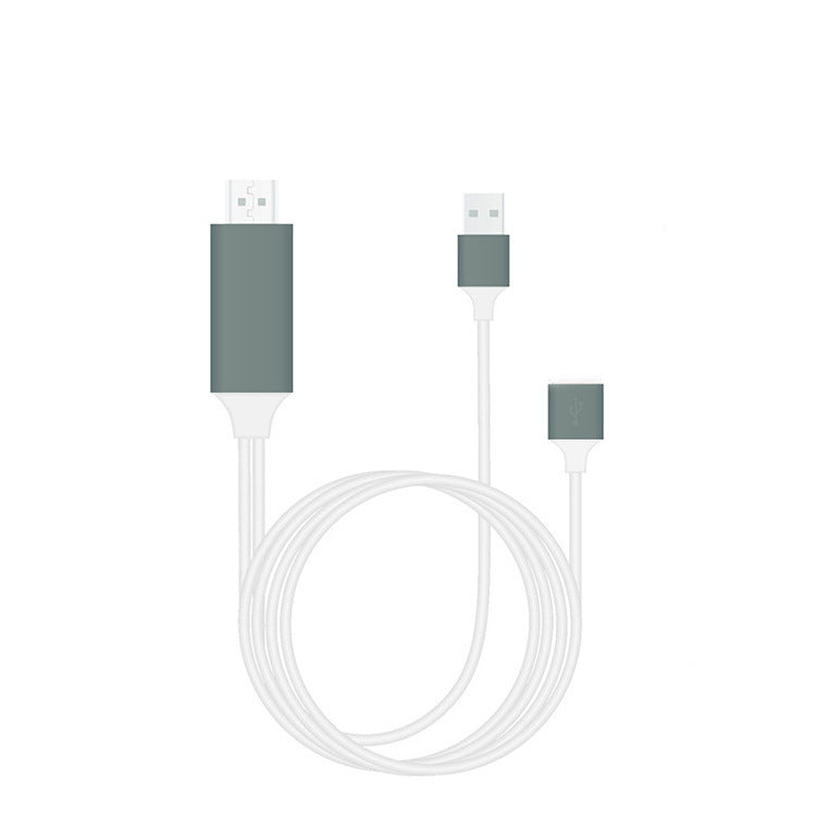 3-in-1 Type-C to HDMI Phone Screen Mirroring Cable, 2m