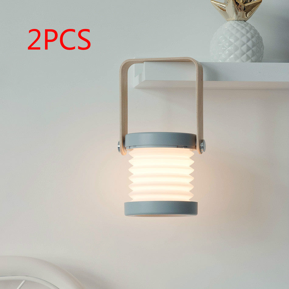 Foldable Touch Dimmable LED Reading Night Light, Rechargeable