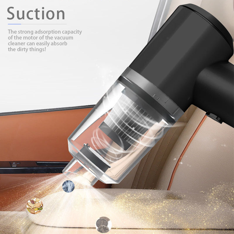 Wireless Handheld Car Vacuum Cleaner, High Power Cyclone Suction