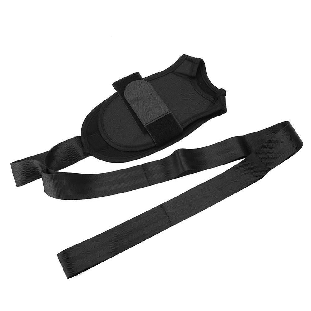 Yoga Leg Stretching Strap With Multiple Loops For Flexibility