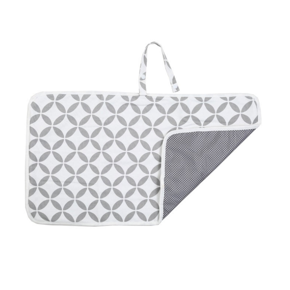 Portable Waterproof Diaper Changing Pad Clutch for Newborns, Foldable Mat