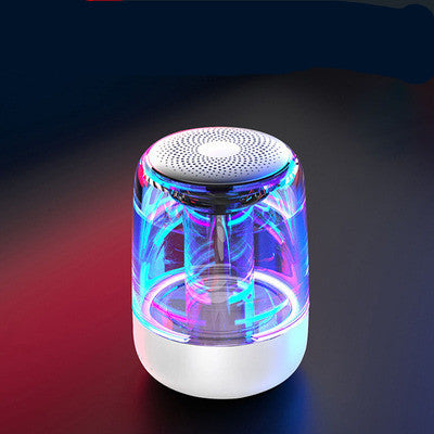Portable Bluetooth Speaker with Powerful Bass and Colour LED Lights