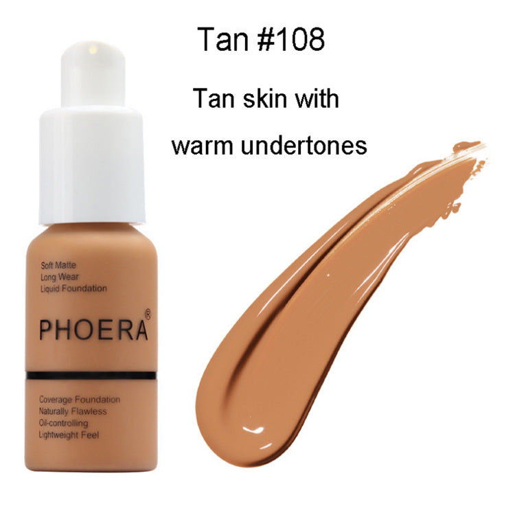 Matte Concealer Foundation Cream for Oil Control and Natural Cover