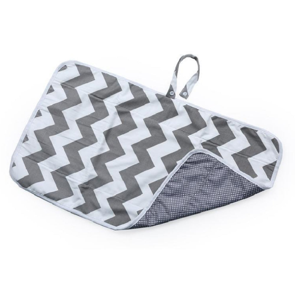 Portable Waterproof Diaper Changing Pad Clutch for Newborns, Foldable Mat