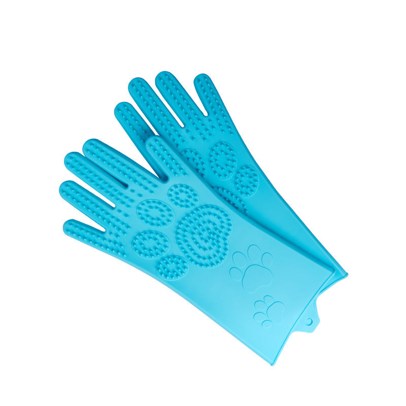 Silicone Heat-Resistant Scrubbing Gloves For Kitchen Cleaning