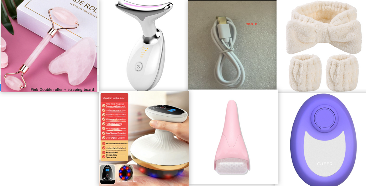Electric Gua Sha Board Massager with Cupping and Meridian Brush