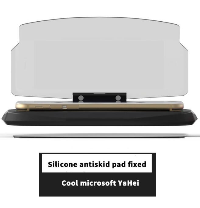 Smartphone Heads Up Display for Driving with Wireless Charging