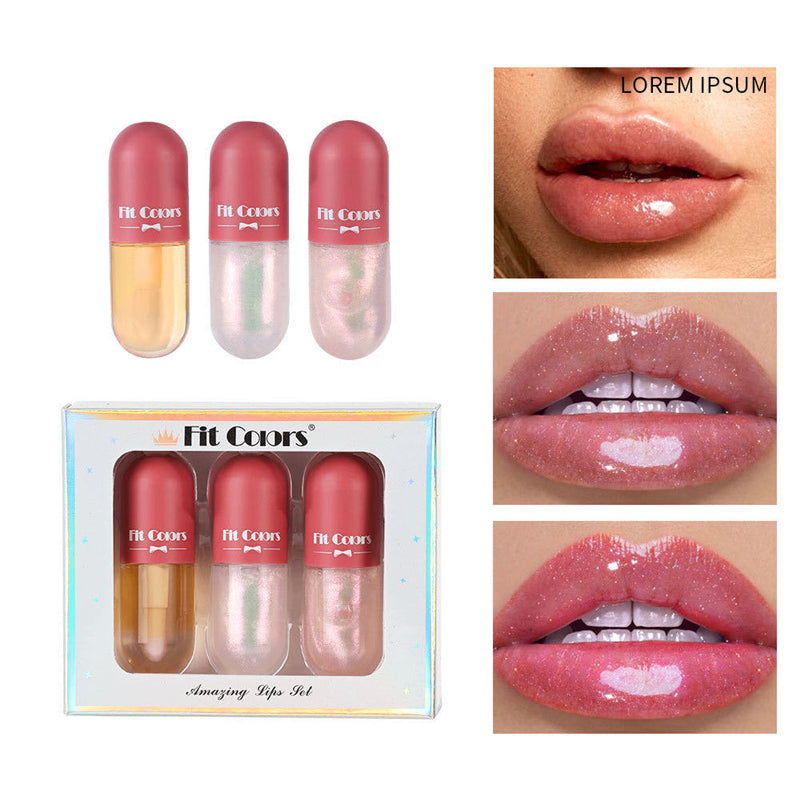 Day and Night Lip Plumper Oil Gloss for Soft, Glossy Lips