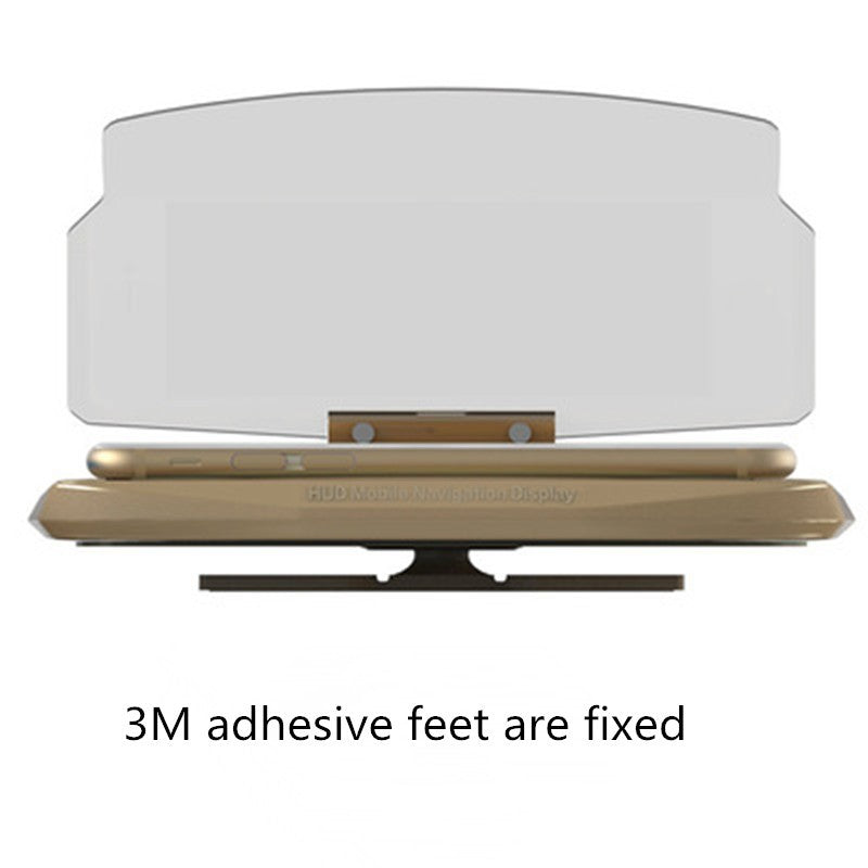 Smartphone Heads Up Display for Driving with Wireless Charging