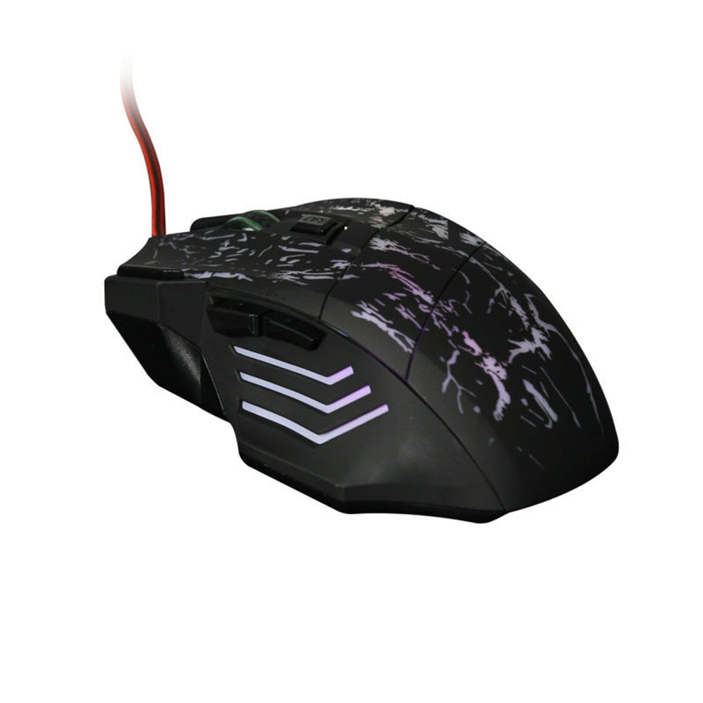 Computer Gaming Mouse with Comfortable Grip for PC and Laptop