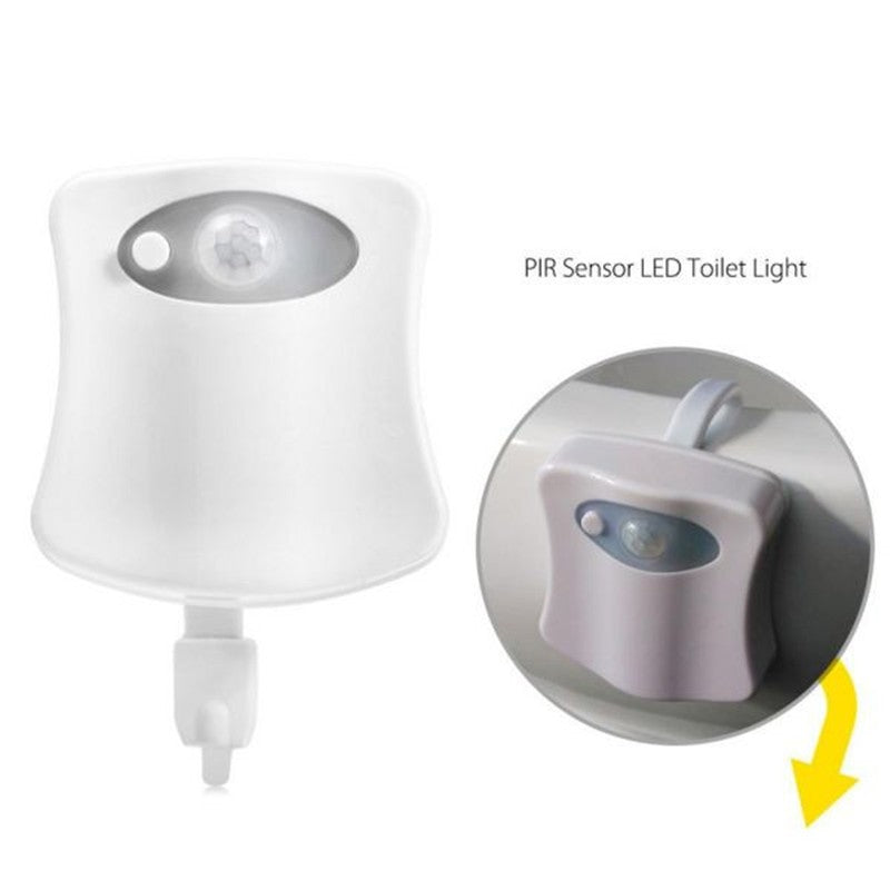 Toilet Induction LED Night Light with Colour Choices for the Bathroom