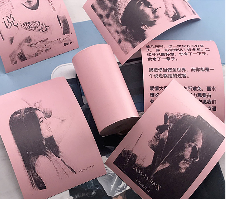 Mini Bluetooth Thermal Label and Photo Printer for Phones