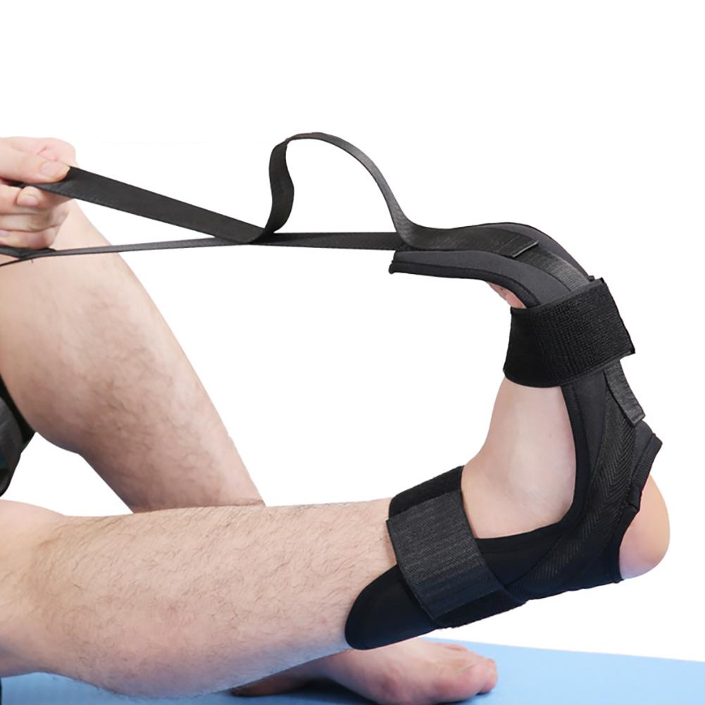 Yoga Leg Stretching Strap With Multiple Loops For Flexibility