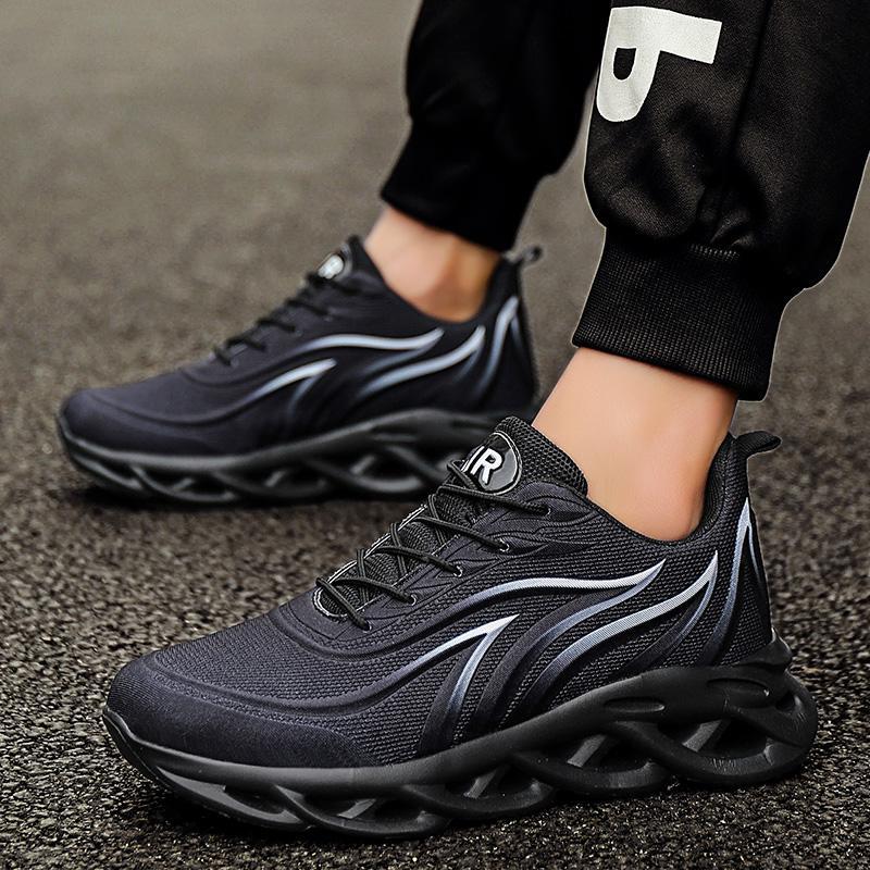 Mesh Running Shoes for Men and Women, Casual Lace-Up Trainers