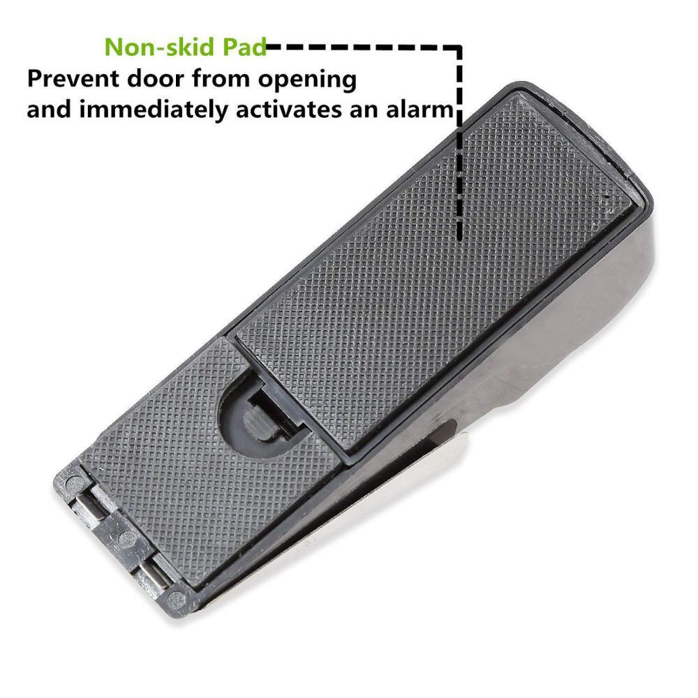 Electronic Door Stop Alarm for Home, Travel and Hotel Security
