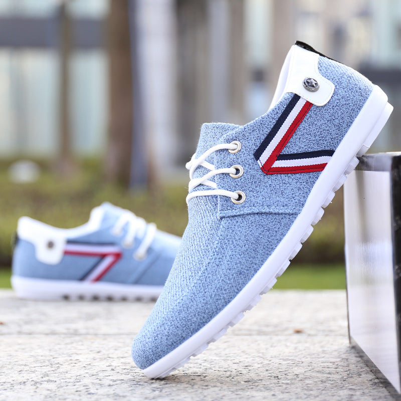Men's Soft-Soled Canvas Shoes in Classic Cloth Style