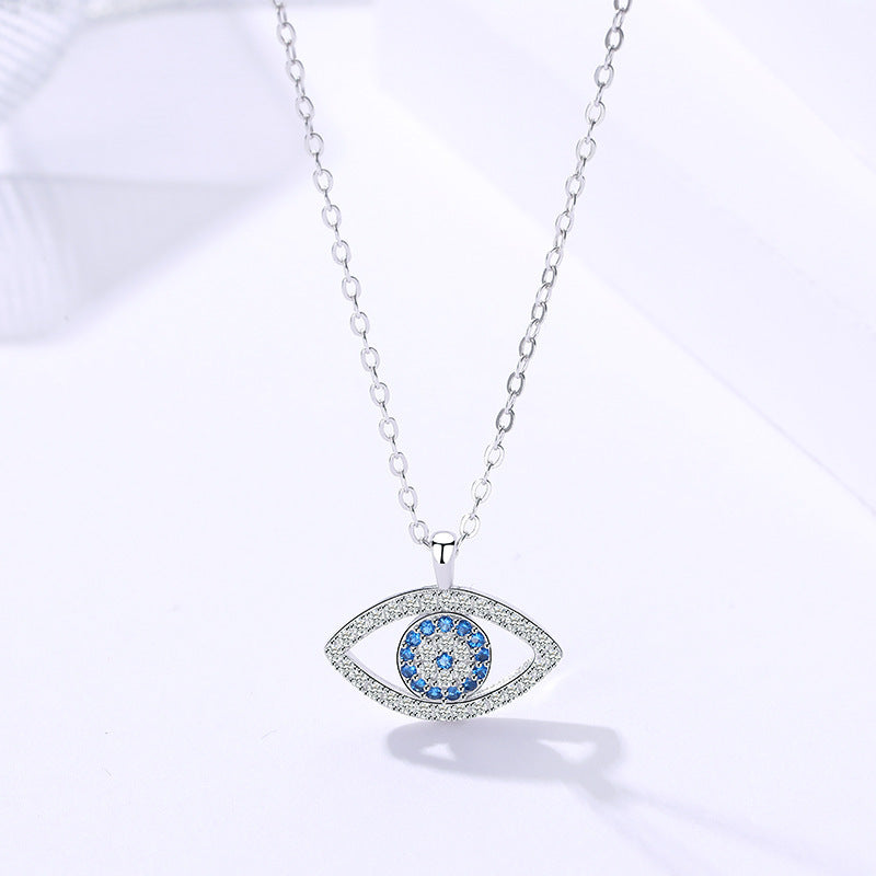 S925 Sterling Silver Jewellery with Demon Eye Design, Platinum Plated