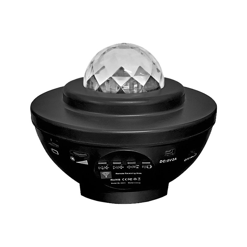 USB Music Player LED Night Light with Starry Sky Projection