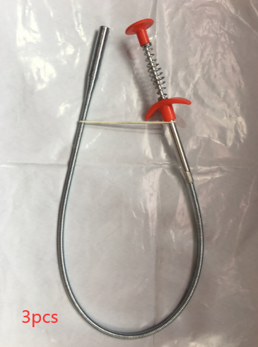 60cm Flexible Drain Clog Remover Spring Tool For Sinks