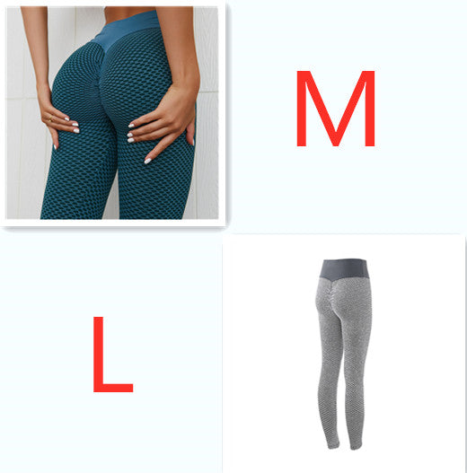 Seamless High Waist Plaid Leggings For Yoga, Gym And Everyday