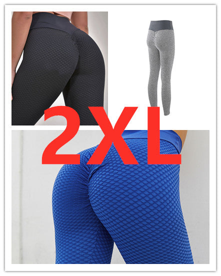 Seamless High Waist Plaid Leggings For Yoga, Gym And Everyday