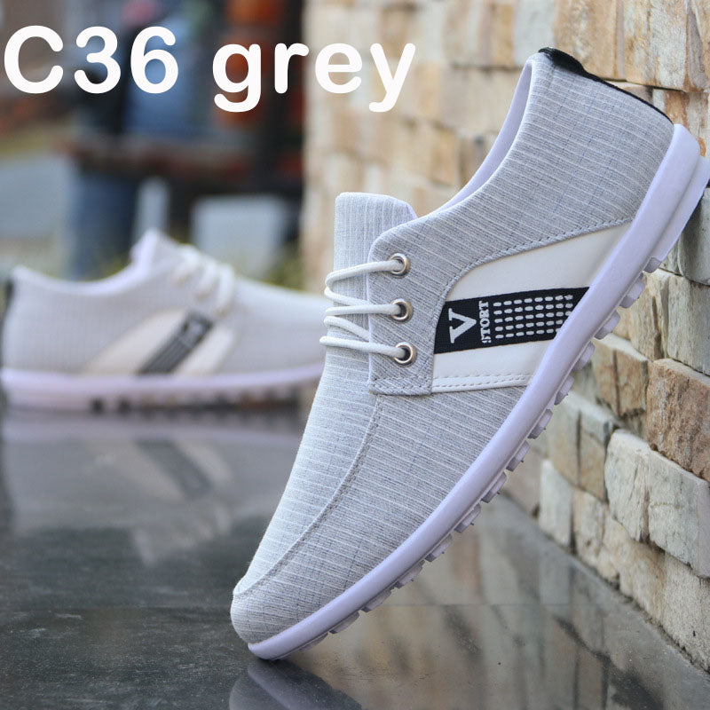 Men's Soft-Soled Canvas Shoes in Classic Cloth Style