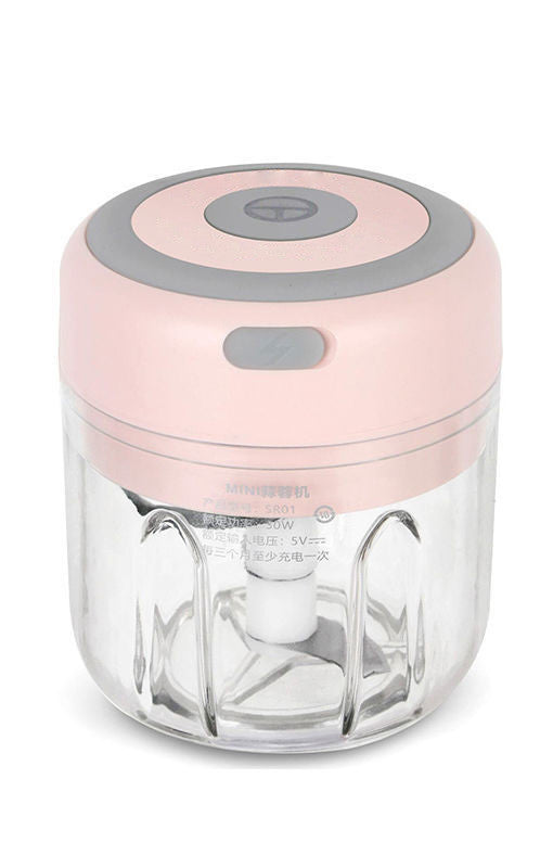 Mini Electric Garlic Chopper, USB Rechargeable Mincer for Ginger and Veg