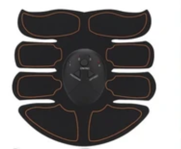 EMS Abs Trainer Stickers, Rechargeable Muscle Toning Pads for Home