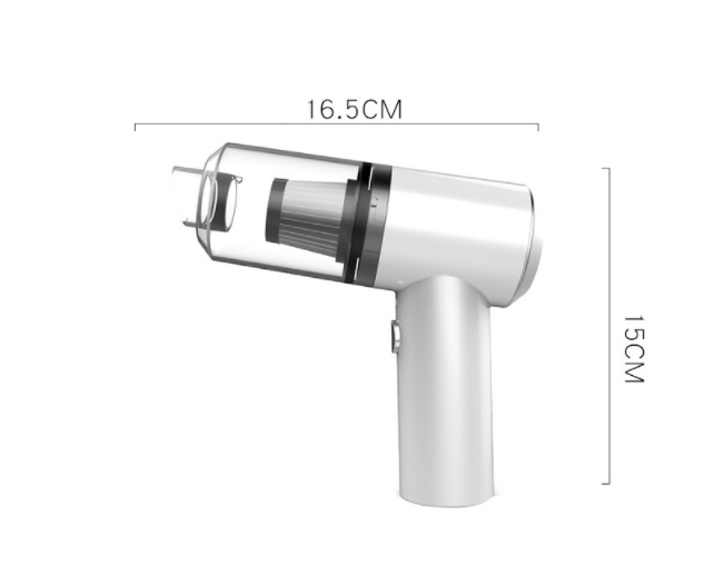 Wireless Handheld Car Vacuum Cleaner, High Power Cyclone Suction