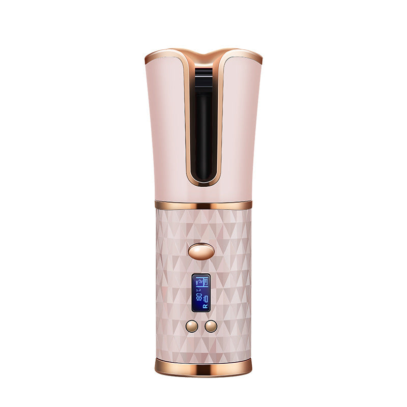 Cordless Automatic Hair Curler, Wireless Rotating Curling Iron