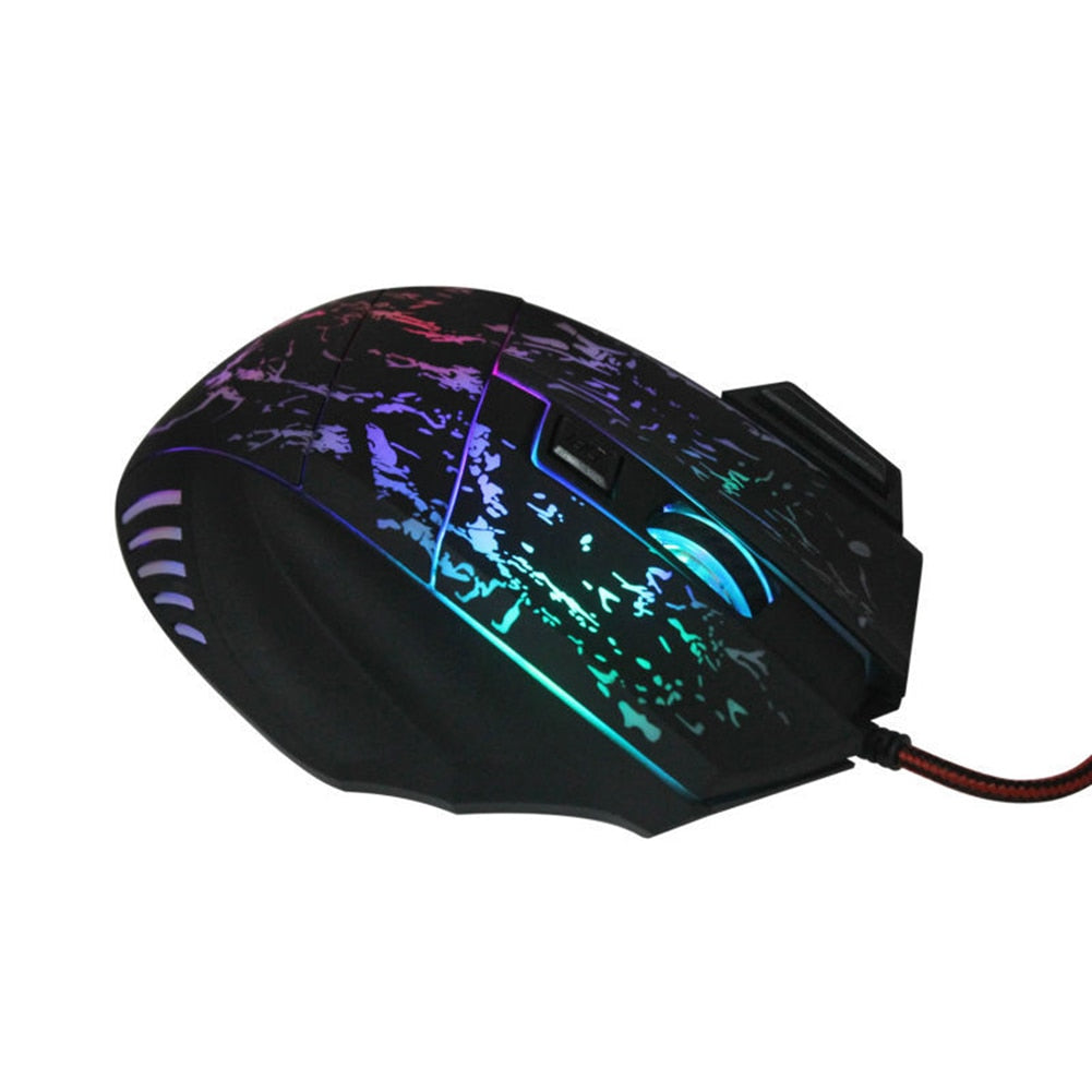 Computer Gaming Mouse with Comfortable Grip for PC and Laptop
